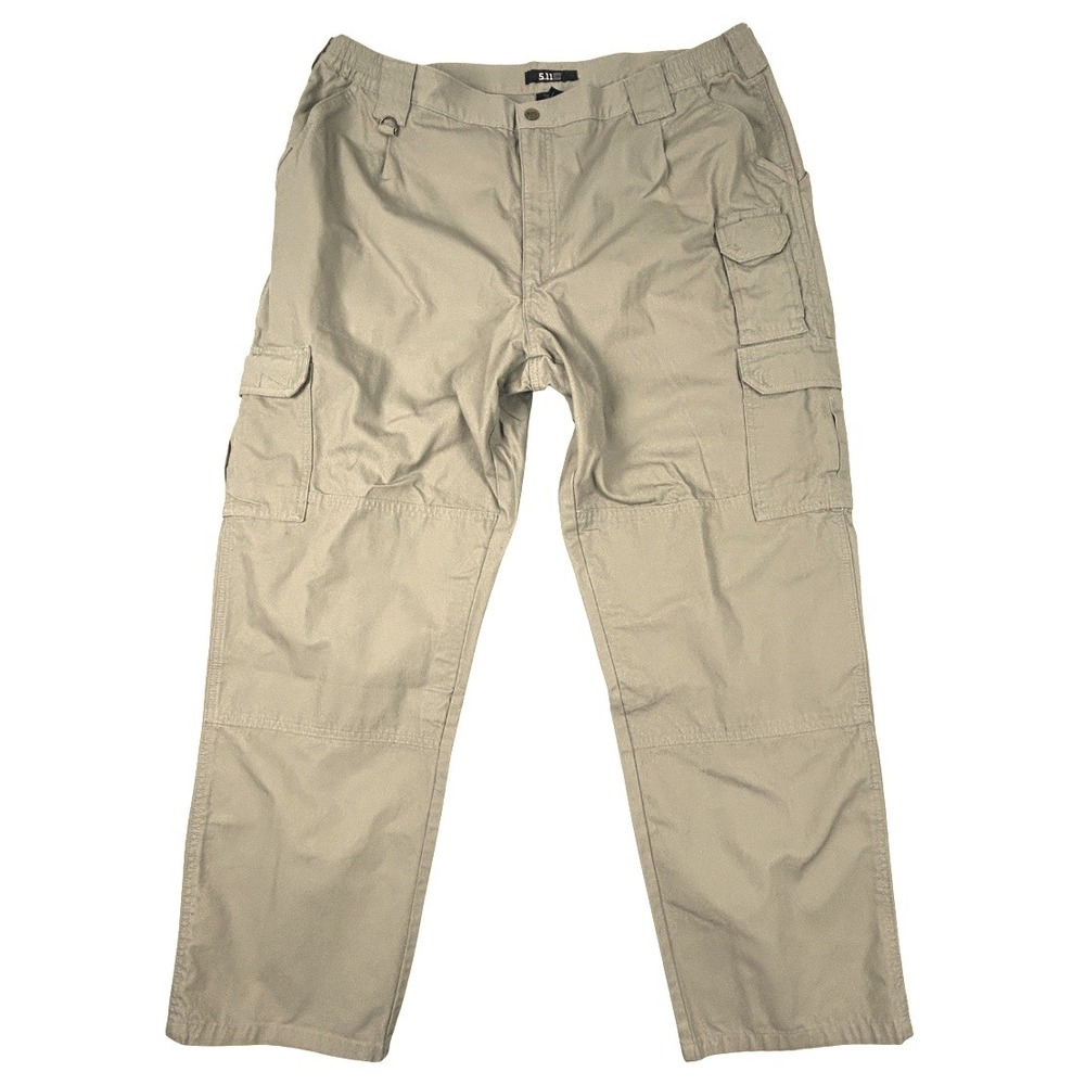 5.11 Tactical Cargo Pants Mens 44x32* Canvas Cotton Beige Utility Trousers 74251